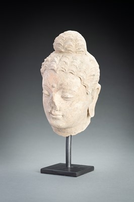 Lot 623 - A STUCCO HEAD OF BUDDHA, GHANDARA