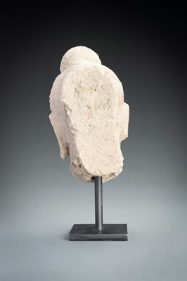 Lot 623 - A STUCCO HEAD OF BUDDHA, GHANDARA