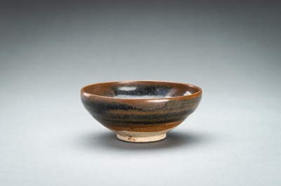 Lot 341 - A HENAN BLACK GLAZED RUSSET SPLASHED BOWL, SONG STYLE
