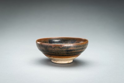 Lot 341 - A HENAN BLACK GLAZED RUSSET SPLASHED BOWL, SONG STYLE