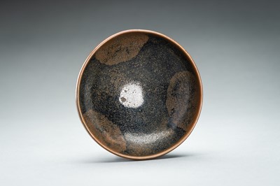 Lot 341 - A HENAN BLACK GLAZED RUSSET SPLASHED BOWL, SONG STYLE