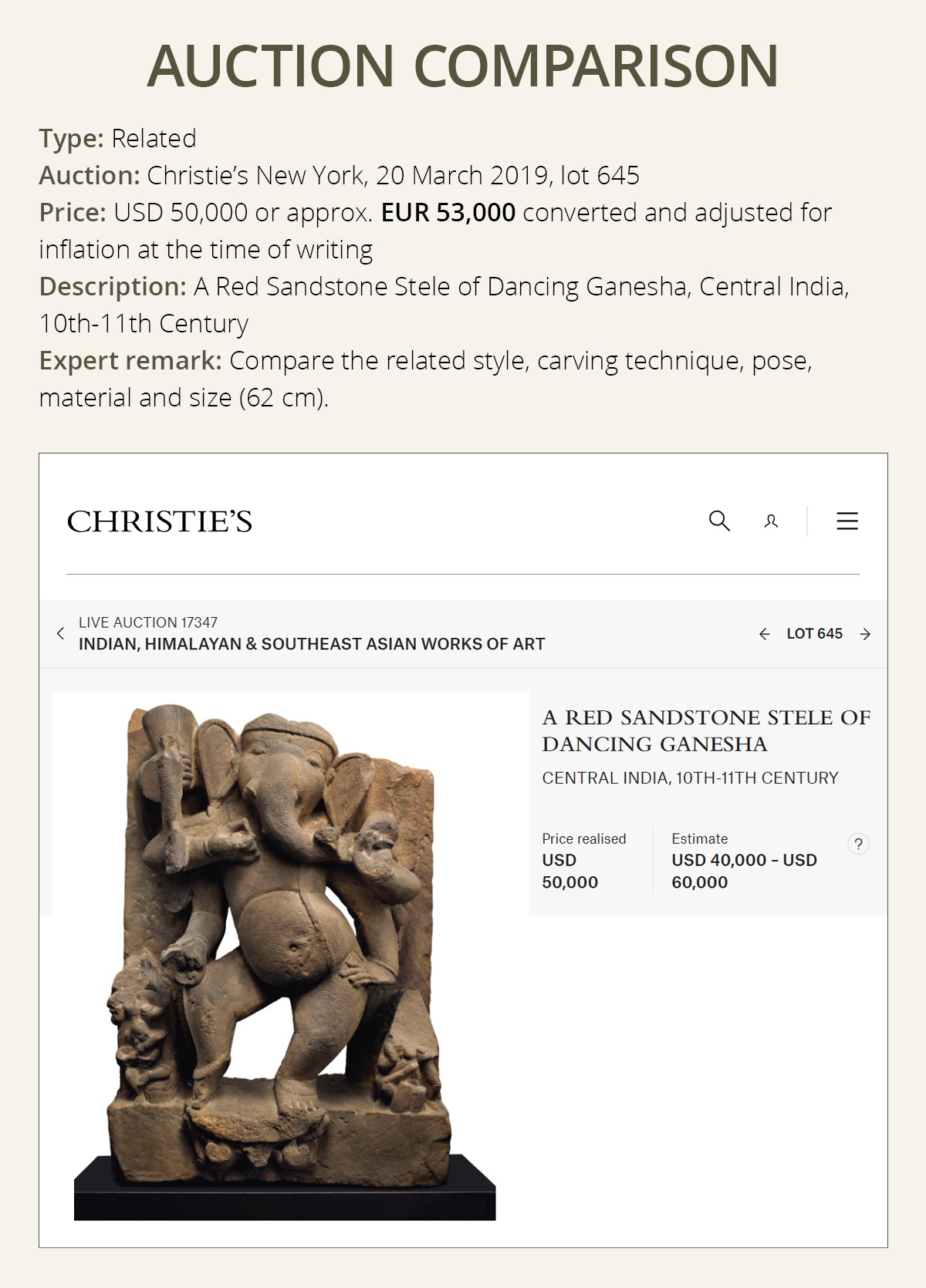 Sculpture, Sculpture, NO RESERVE PRICE - Sculpture of the Hindu God Ganesha  in a Dancing Pose - 10 cm - Bronze - Catawiki