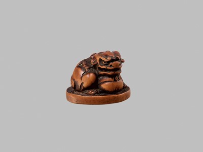 Lot 344 - A SMALL TWO-CASE LACQUER INRO WITH DRAGONFLIES