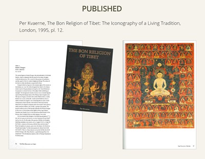 Lot 191 - A RARE AND EARLY THANGKA OF KUNTU ZANGPO, TIBET, 15TH CENTURY