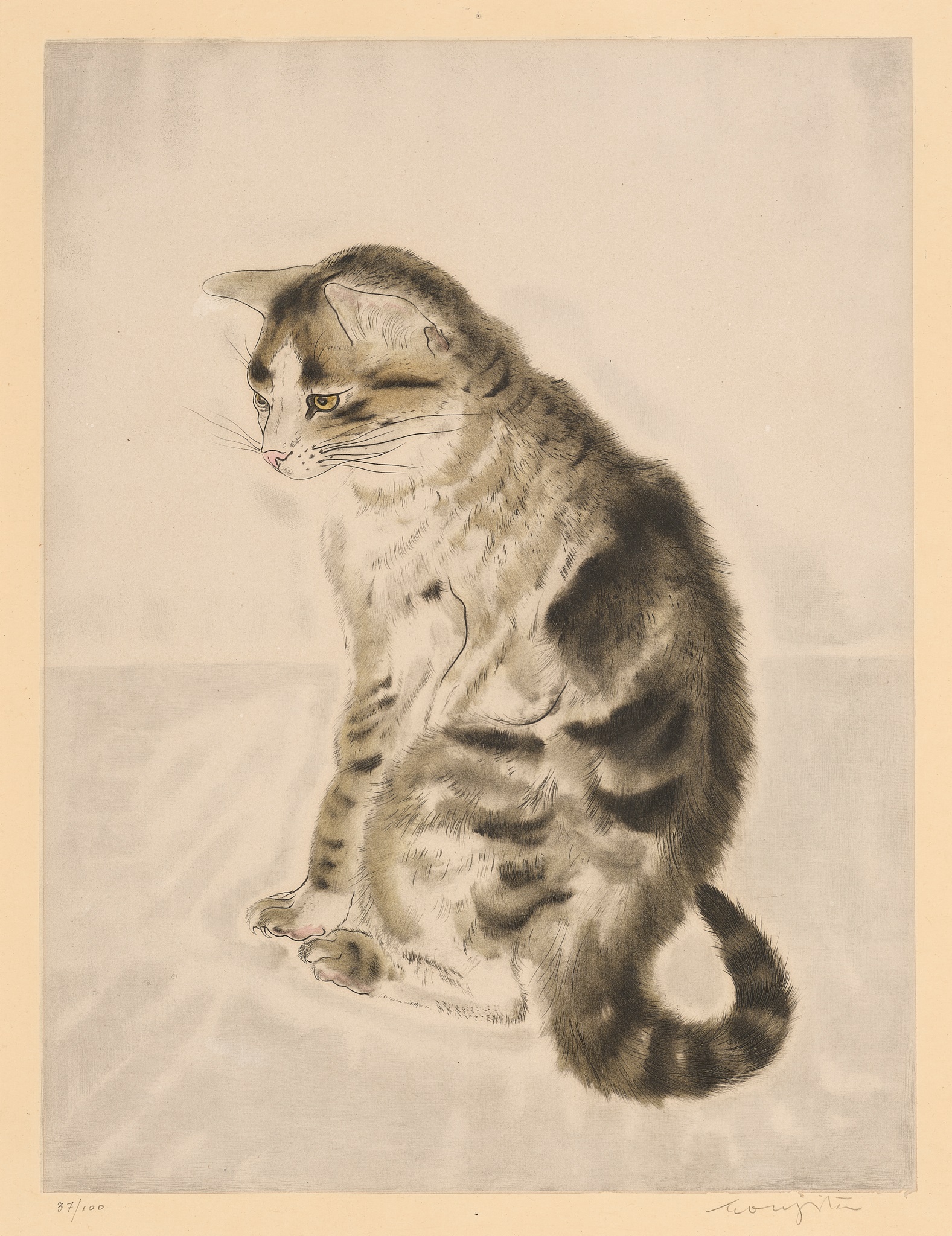 Lot 86 - LEONARD TSUGUHARU FOUJITA (1886-1968), SEATED
