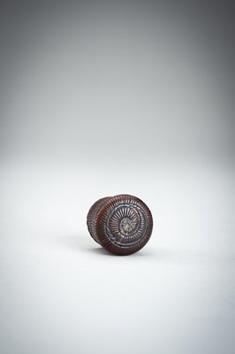 Lot 861 - A WOOD NETSUKE OF A KOMUSO MONK, MEIJI PERIOD