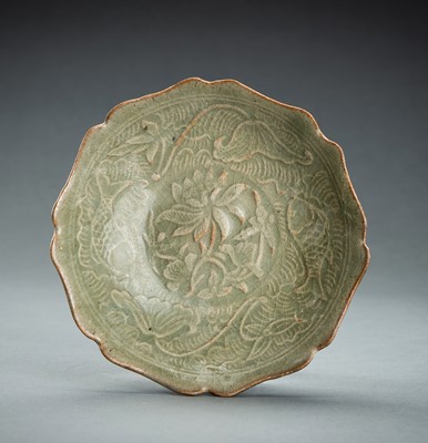 Lot 336 - A LONGQUAN CELADON ‘FISH’ BOWL, NORTHERN SONG STYLE