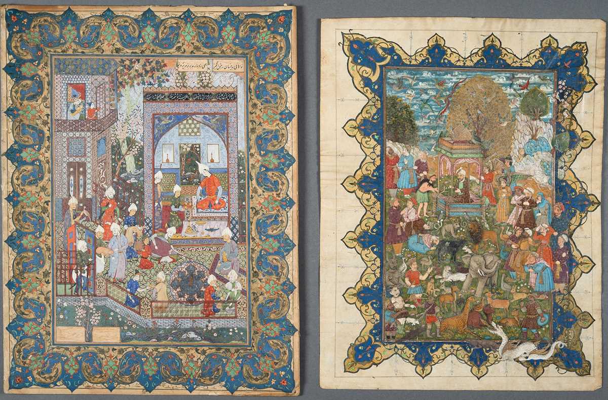 Lot 698 A LOT WITH TWO FINE MUGHAL MINIATURE   16846 1 Medium 