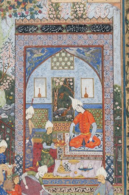 Lot 698 - A LOT WITH TWO FINE MUGHAL MINIATURE PAINTINGS