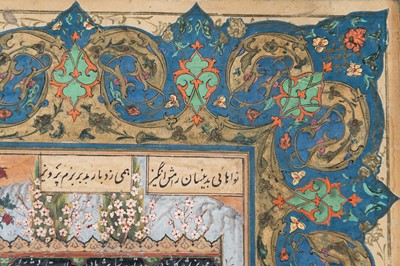 Lot 698 - A LOT WITH TWO FINE MUGHAL MINIATURE PAINTINGS