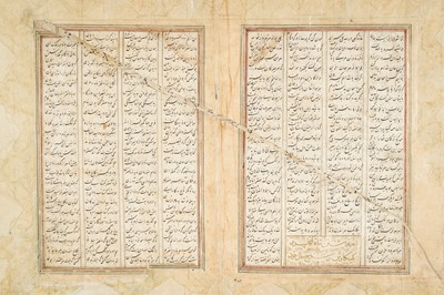 Lot 698 - A LOT WITH TWO FINE MUGHAL MINIATURE PAINTINGS