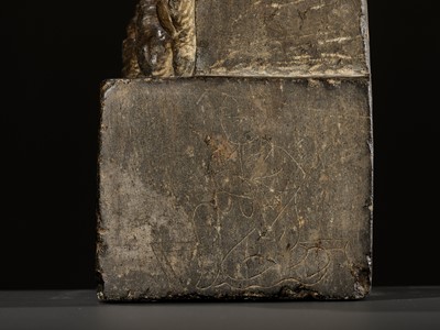 Lot 170 - AN INSCRIBED BUDDHIST LIMESTONE STELE, TANG DYNASTY