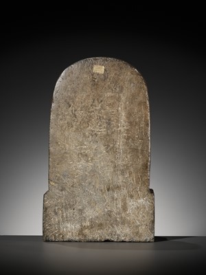 Lot 170 - AN INSCRIBED BUDDHIST LIMESTONE STELE, TANG DYNASTY