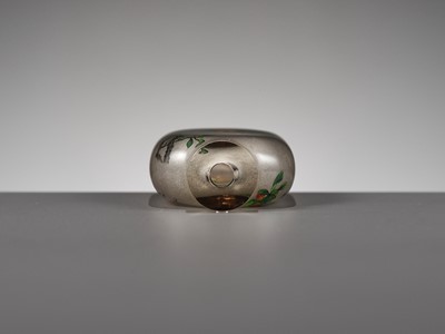 Lot 369 - AN INSIDE-PAINTED SMOKEY CRYSTAL SNUFF BOTTLE BY YE BENGQI, CHINA, 1920-1940
