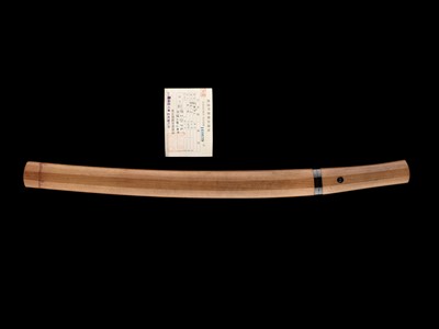 KOYAMA MUNETSUGU: A WAKIZASHI IN SHIRASAYA, DATED 1831 BY INSCRIPTION