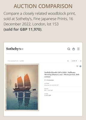 Lot 236 - HIROSHI YOSHIDA: SAILING BOATS, FORENOON