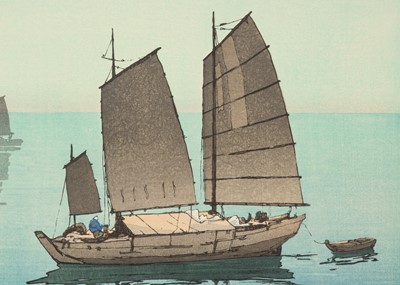 Lot 236 - HIROSHI YOSHIDA: SAILING BOATS, FORENOON