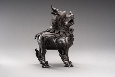Lot 152 - A BRONZE ‘LUDUAN’ CENSER, EARLY QING