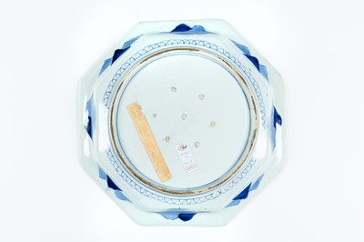 Lot 238 - A PAIR OF OCTAGONAL IMARI PORCELAIN CHARGERS, MEIJI