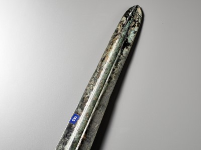 Lot 716 - A LARGE LURISTAN BRONZE SWORD, LATE 2ND TO EARLY 1ST MILLENNIUM BC