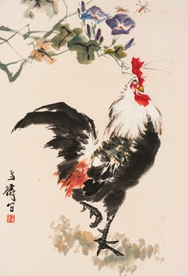 Lot 379 - WANG XUETAO (1903-1982): ‘ROOSTER’