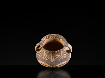 Lot 136 - A PAINTED POTTERY JAR, NEOLITHIC PERIOD