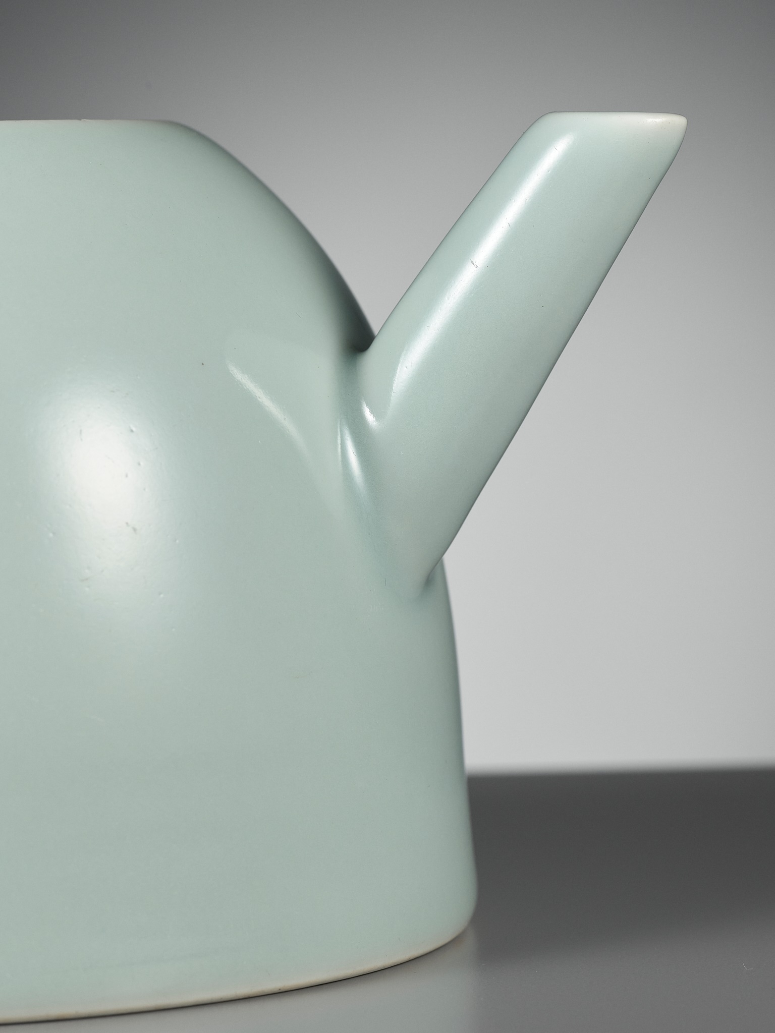 Lot 109 - A RARE CELADON-GLAZED TEAPOT, YONGZHENG MARK