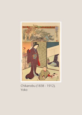 Lot 345 - A FINE FOUR-CASE GOLD LACQUER INRO WITH YOKO AND THE TIGER
