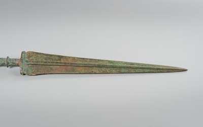 Lot 626 - A LURISTAN BRONZE SWORD, 1ST MILLENNIUM BC