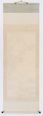 SHIBATA ZESHIN (1807-1891): RUSU MOYO (ABSENT MOTIF) FOR FUKUROKUJU