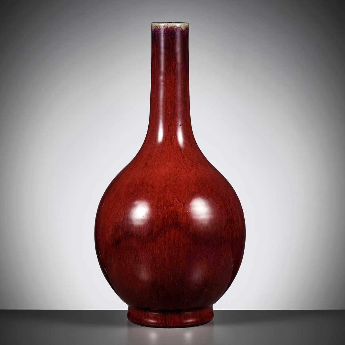 Lot 105 - A SUPERB LANGYAO BOTTLE VASE, CHANGJINGPING, CHINA, 18TH CENTURY