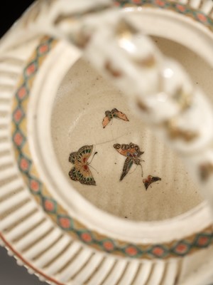 Lot 135 - A FINE SATSUMA CERAMIC INCENSE BURNER (KORO)