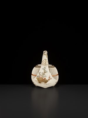 Lot 135 - A FINE SATSUMA CERAMIC INCENSE BURNER (KORO)