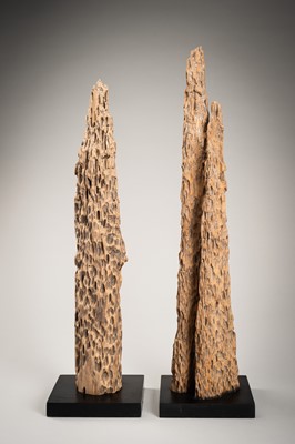 A PAIR OF THAI TREE ELEMENTS, 20TH CENTURY