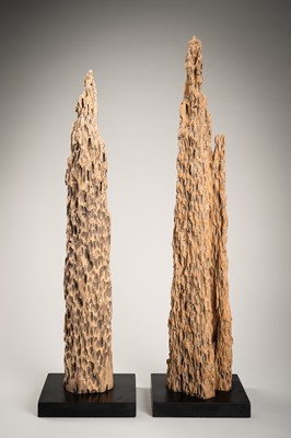 A PAIR OF THAI TREE ELEMENTS, 20TH CENTURY