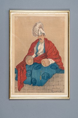 Lot 671 - ELIZABETH KEITH: LAMA PRIEST IN CEREMONIAL DRESS, 1924