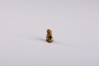 Lot 382 - A MARINE IVORY OJIME OF A KARAKO, 19th CENTURY