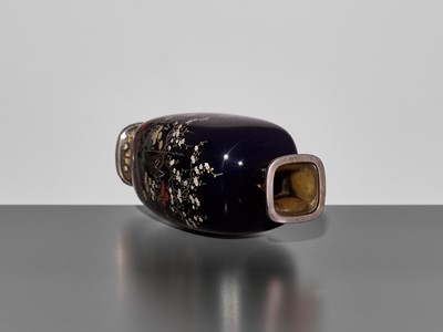 Lot 123 - HAYASHI KODENJI: A FINE CLOISONNÉ ENAMEL VASE