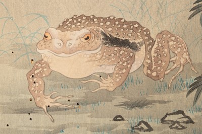 Lot 226 - OHARA KOSON: A TOAD ON THE FOREST GROUND