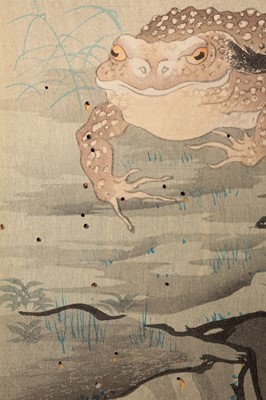 Lot 226 - OHARA KOSON: A TOAD ON THE FOREST GROUND