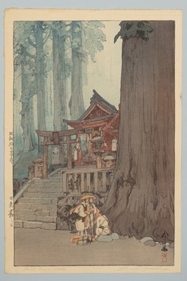 Lot 235 - HIROSHI YOSHIDA: MISTY DAY IN NIKKO