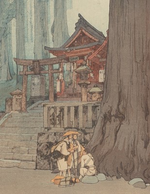 Lot 235 - HIROSHI YOSHIDA: MISTY DAY IN NIKKO