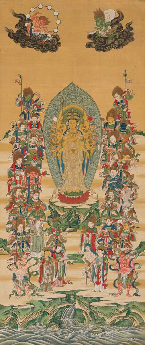 Lot 77 - ‘KANNON OF ONE THOUSAND ARMS (SENJYU KANNON)’