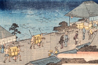 Lot 347 - ANDO HIROSHIGE II (1826-1869): TAKANAWA