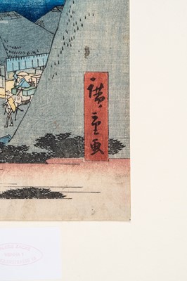 Lot 347 - ANDO HIROSHIGE II (1826-1869): TAKANAWA