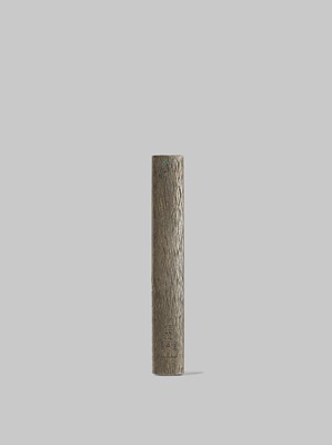Lot 307 - HAMANO YASUYUKI: A FINE HAMANO SCHOOL SHIBUICHI KOZUKA DEPICTING KANZAN AND JITTOKU ON A MOONLIT NIGHT