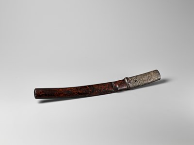 Lot 358 - A RARE LACQUERED WOOD BOKUTO (DOCTOR'S SWORD)