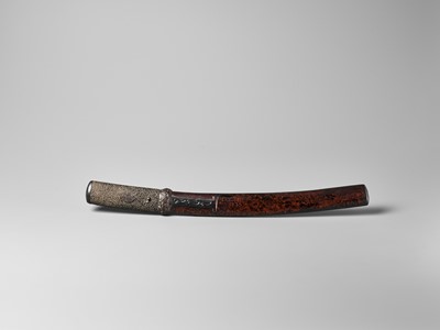 Lot 358 - A RARE LACQUERED WOOD BOKUTO (DOCTOR'S SWORD)