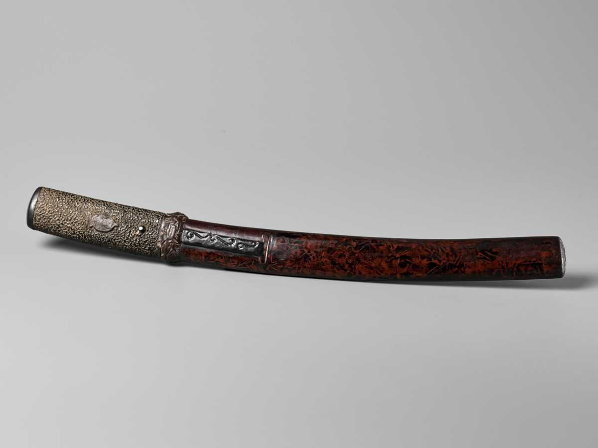 Lot 358 - A RARE LACQUERED WOOD BOKUTO (DOCTOR'S SWORD)