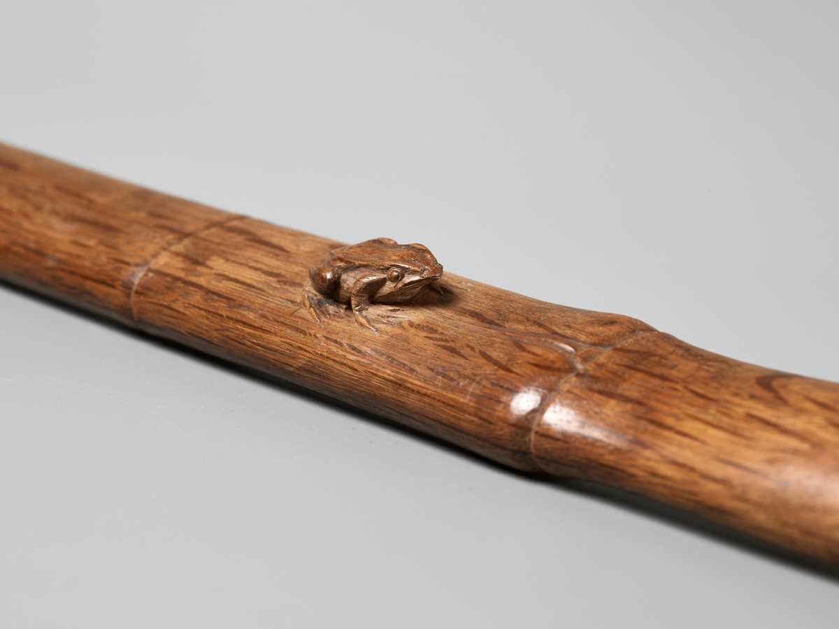 Lot 357 - SEIKO: A RARE WOOD ‘BAMBOO’ BOKUTO (DOCTOR'S SWORD)